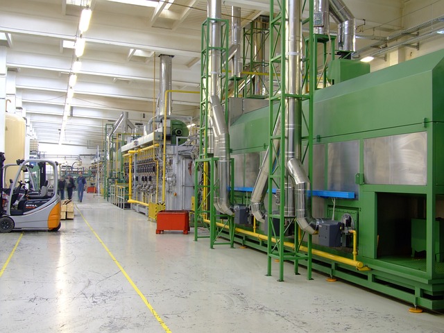 Equipment and machinery in factories and offices